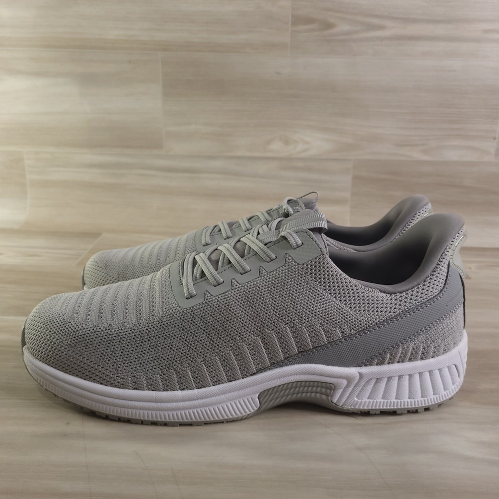 Orthofeet Coral Sneakers Womens 11.5D Wide Grey Orthopedic Walking Shoes 80013